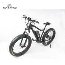 Popular 26*4.0 Fat tire Front Suspension ebike With Bafang Mid Drive Motor